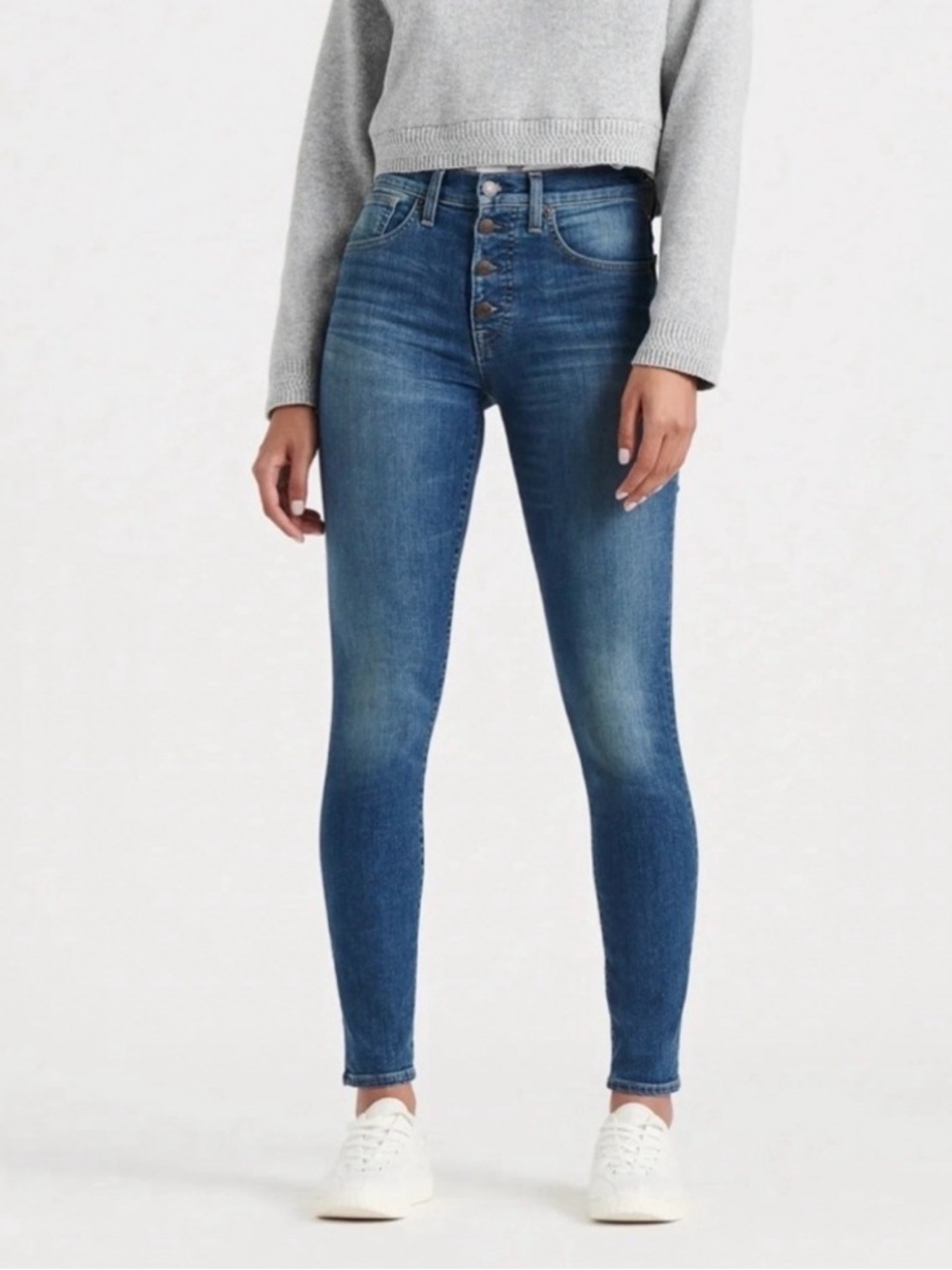 Lucky Brand Women's Skinny Jeans - Medium Blue Wash